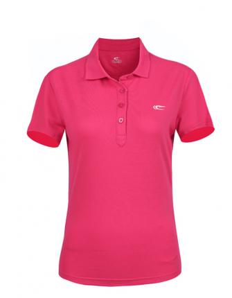 【定制】桃紅色女士時尚t恤衫制作